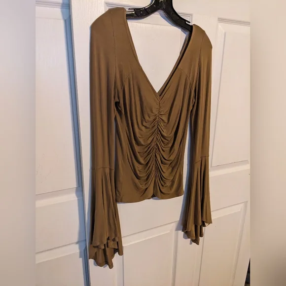 FP We The Free What A Babe Top in Olive, Sz S - Picture 2 of 6